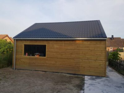 tuinhuis zonder overkapping