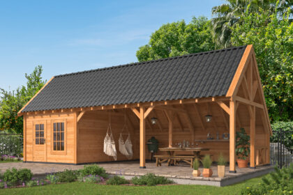 Kapschuur Billund XXL Samenstelling 8 Red Class Wood 1043 x 512 x 436 cm