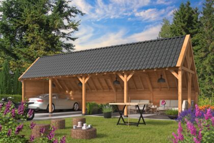 Kapschuur Billund XL Samenstelling 10 Red Class Wood 1186 x 460 x 416 cm