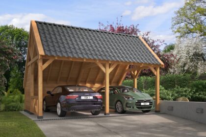 Kapschuur Billund XL Samenstelling 2 Red Class Wood 600 x 460 x 416 cm