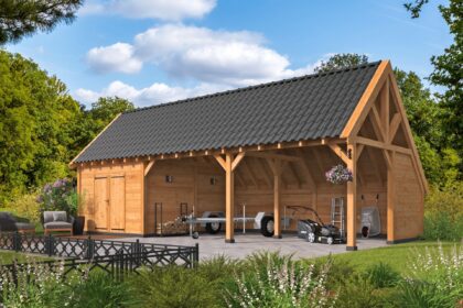 Kapschuur Billund XXL Samenstelling 7 Red Class Wood 1043 x 512 x 436 cm