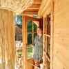 Red Class Wood 6-ruits dubbele glasdeur, 4 x 180 x 201 cm - Afbeelding 2