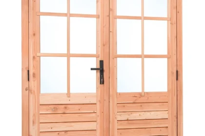 Red Class Wood 6-ruits dubbele glasdeur, 4 x 180 x 201 cm