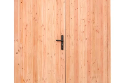 Red Class Wood dubbele dichte deur, 4.5 x 180 x 201 cm
