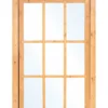 Douglas uitzetraam 9-ruits incl. 2 soorten roedes, RVS raambeslag, tochtrubber, 100,0 x 155,4 cm - Afbeelding 2