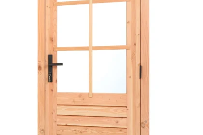 Douglas enkele glasdeur, 4 x 95 x 201.5 cm, 6-ruits rechtsdraaiend