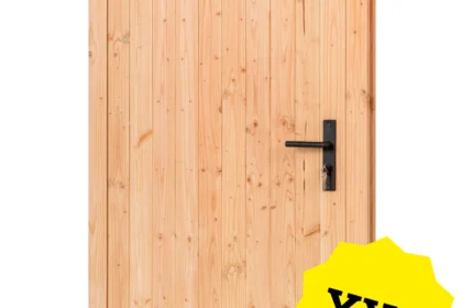 Douglas enkele dichte deur, 4.5 x 115 x 211.5 cm, XXL linksdraaiend