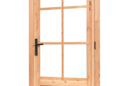 Douglas enkele glasdeur, 4.7 x 100 x 211.5 cm, dubbelglas 6-ruits rechtsdraaiend