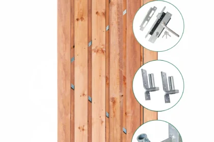 Red Class Wood tuindeur privacy 1.9 x 195 cm