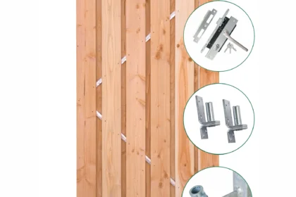 Tuindeur Privacy douglas 1.9 x 195 cm