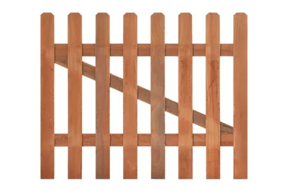 Hardhouten tuinhekdeur recht 1.9 x 100 cm