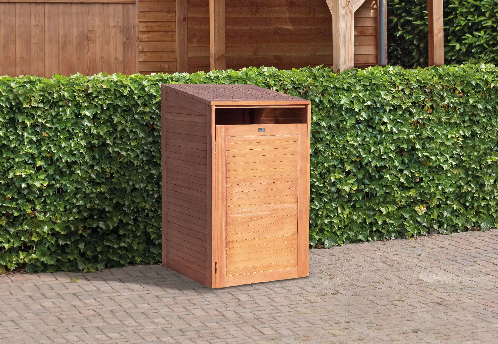 Containerberging hardhout Enkel 75 x 84 x 135 cm - Afbeelding 2