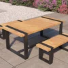 Teak Dinnerset Wellington 180 x 76 x 90 cm - Afbeelding 2