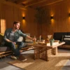 Teak loungeset Riverside bijzet bankje excl. kussens 110 x 35 x 45.5 cm - Afbeelding 2