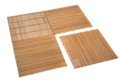 Hardhouten tuintegel, Bangkirai Yogyakarta, 2 x 100 x 100 cm