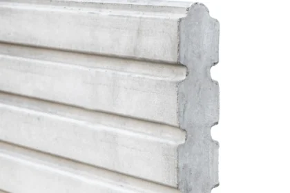 Berton©-motiefplaat wit/grijs Deens rabat 3.5 x 184 x 26 cm