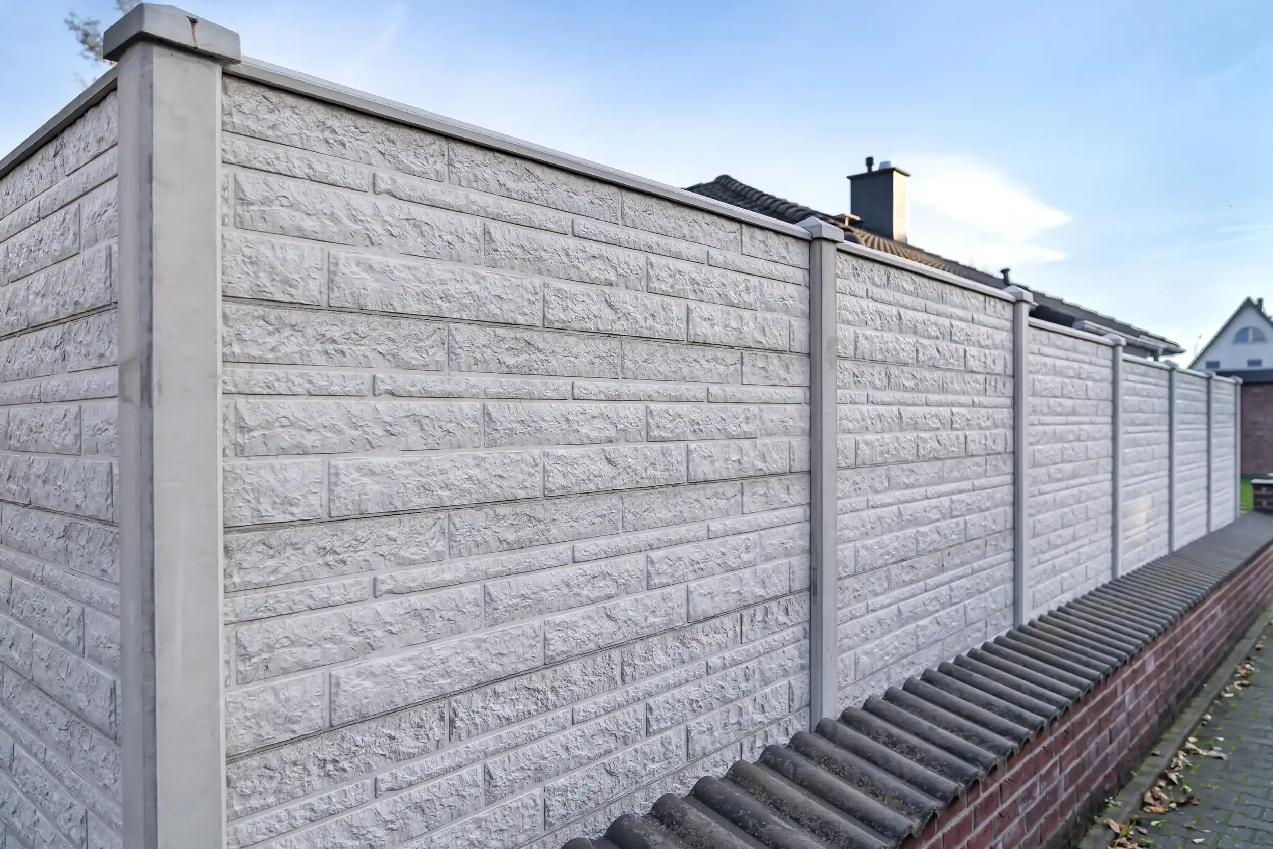 Berton©-motief-vulplaat wit/grijs rotsmotief 3.5 x 184 x 20 cm - Afbeelding 2