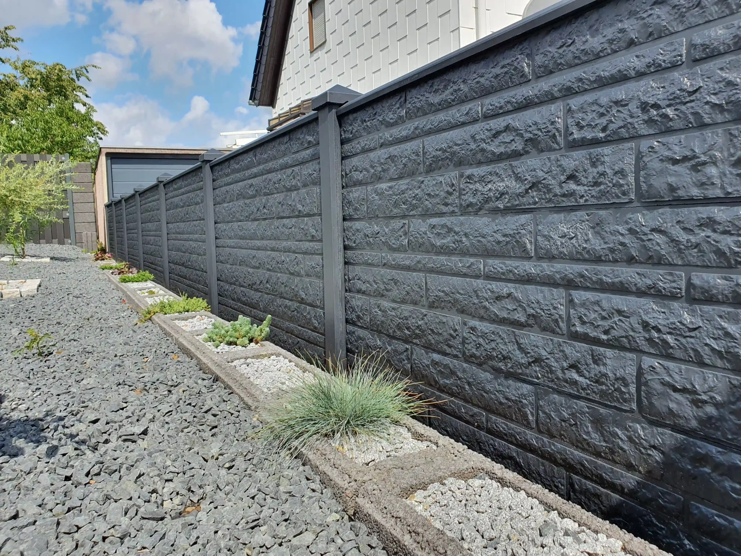 Berton©-motief-vulplaat antraciet gecoat rotsmotief 3.5 x 184 x 20 cm - Afbeelding 3