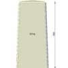 Berton© betonpoer (23,0 x 23,0) > (20,0 x 20,0) x 50,0 cm, antraciet, M20-bus, XL - Afbeelding 2