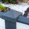 Berton©-afdekpet antraciet diamantkop tussenmodel 14 x 14 x 5 cm - Afbeelding 5