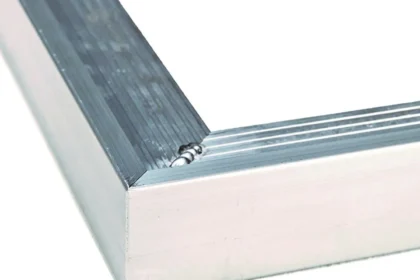 Aluminium daktrim buitenhoek 4,5 x 4,5 x 50 cm