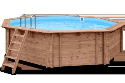 Luxe houten zwembad Kokomo Beach 560 x 517 x 129 cm