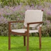 Teak tuinstoel Riau (set van 2 stoelen) 56 x 48 x 92 cm - Afbeelding 3