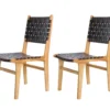 Teak tuinstoel Bantam (set van 2 stoelen) 48 x 42 x 86 cm - Afbeelding 2