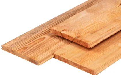 Red Class Wood dakbeschot smal, gedroogd, tong & groef, 2-zijden vellingkanten 1,8 x 14,5 cm