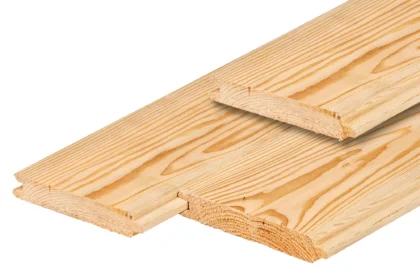 Douglas blokhutprofiel, gedroogd, 2.8 x 19.5 cm