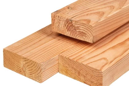 Douglas ligger, gedroogd, geschaafd, ronde hoeken 6.5 x 16 cm