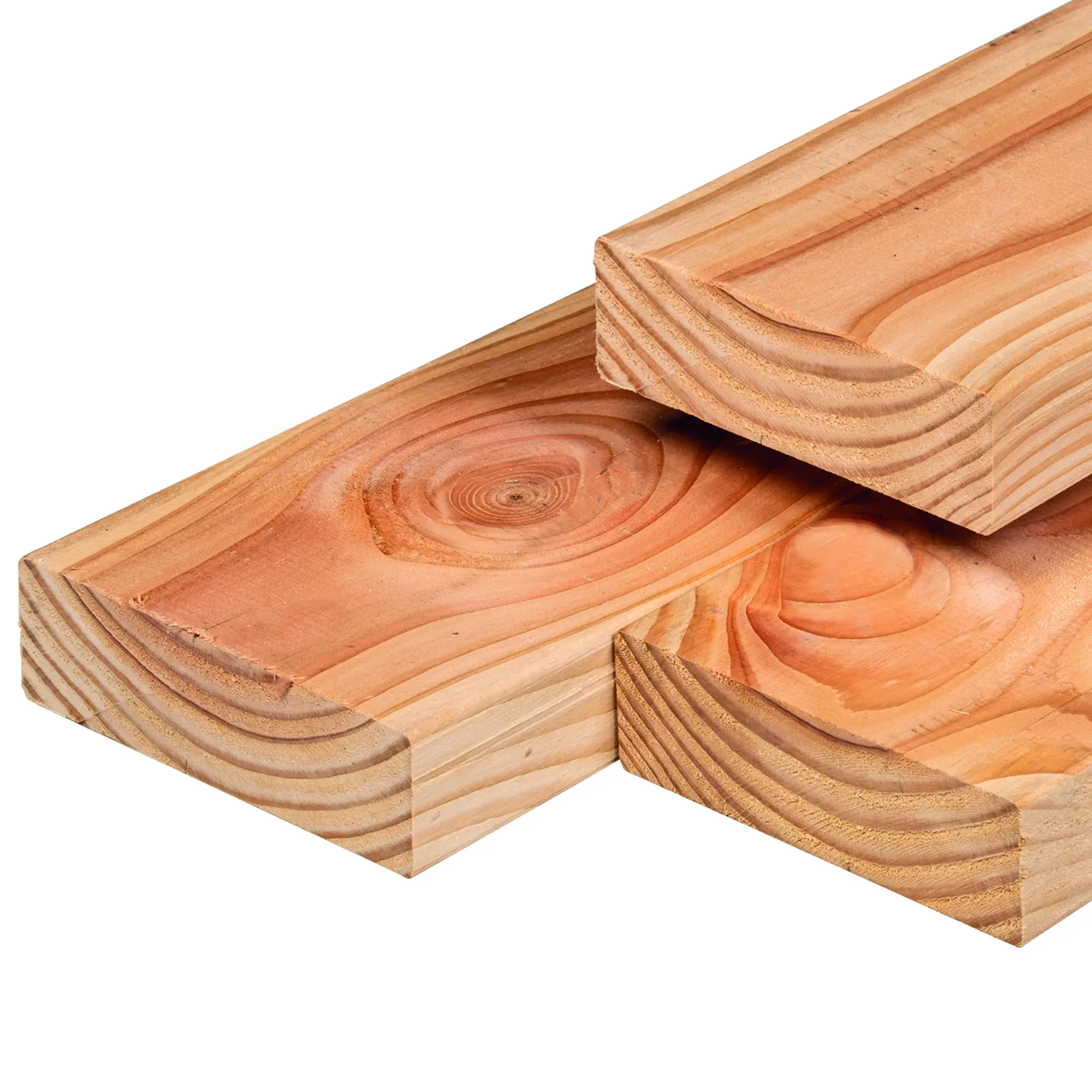 Douglas ligger, gedroogd, geschaafd, ronde hoeken 6.5 x 19 cm