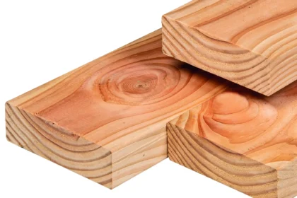 Douglas ligger, gedroogd, geschaafd, ronde hoeken 6.5 x 21 cm