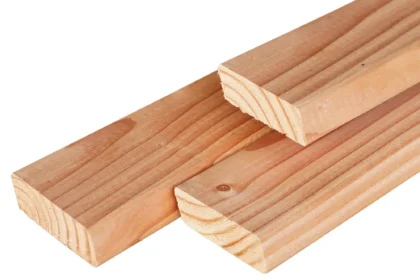 Douglas rhombusprofiel, gedroogd 2,0 x 6,7 cm