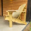 Loungestoel Miami vuren gedroogd, groen geïmpregneerd 74 x 90 x 93 cm - Afbeelding 2