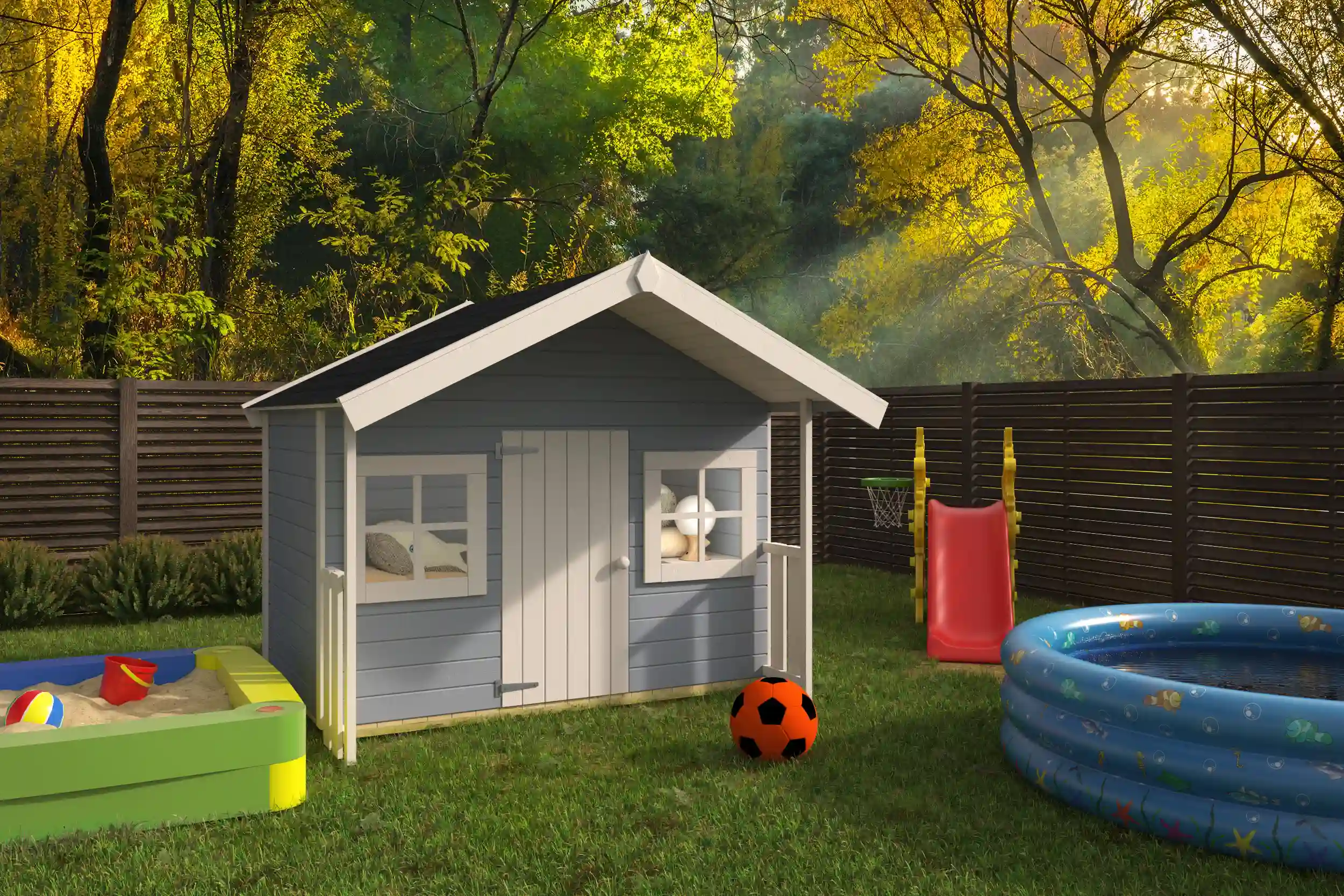 Speelhuisje Aladdin 180 x 180 x 168 cm - Afbeelding 2