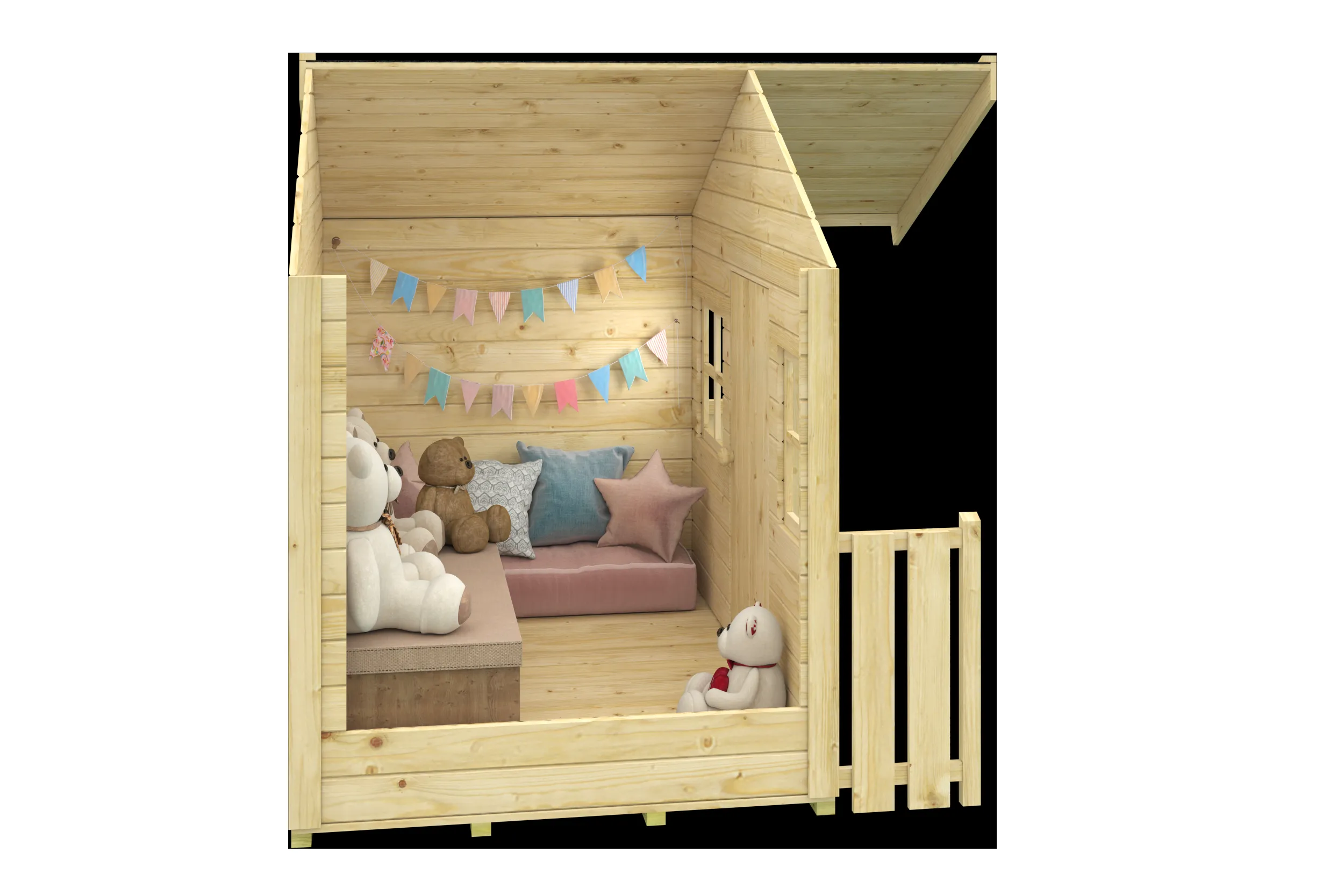 Speelhuisje Aladdin 180 x 180 x 168 cm - Afbeelding 5