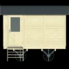 Circuswagen Joey | 19mm | 360 x 240 x 325 cm | vuren onbehandeld | excl. onderstel - Afbeelding 2