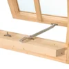 Uitzetraam enkel W4 vuren, 4mm enkel glas, 57 x 57 cm - Afbeelding 4