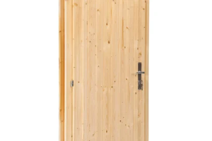 Deur enkel D5 linksdraaiend, vuren, 90,5 x 196 cm