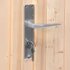 Deur enkel D5 rechtsdraaiend, vuren, 90,5 x 196 cm - Afbeelding 3