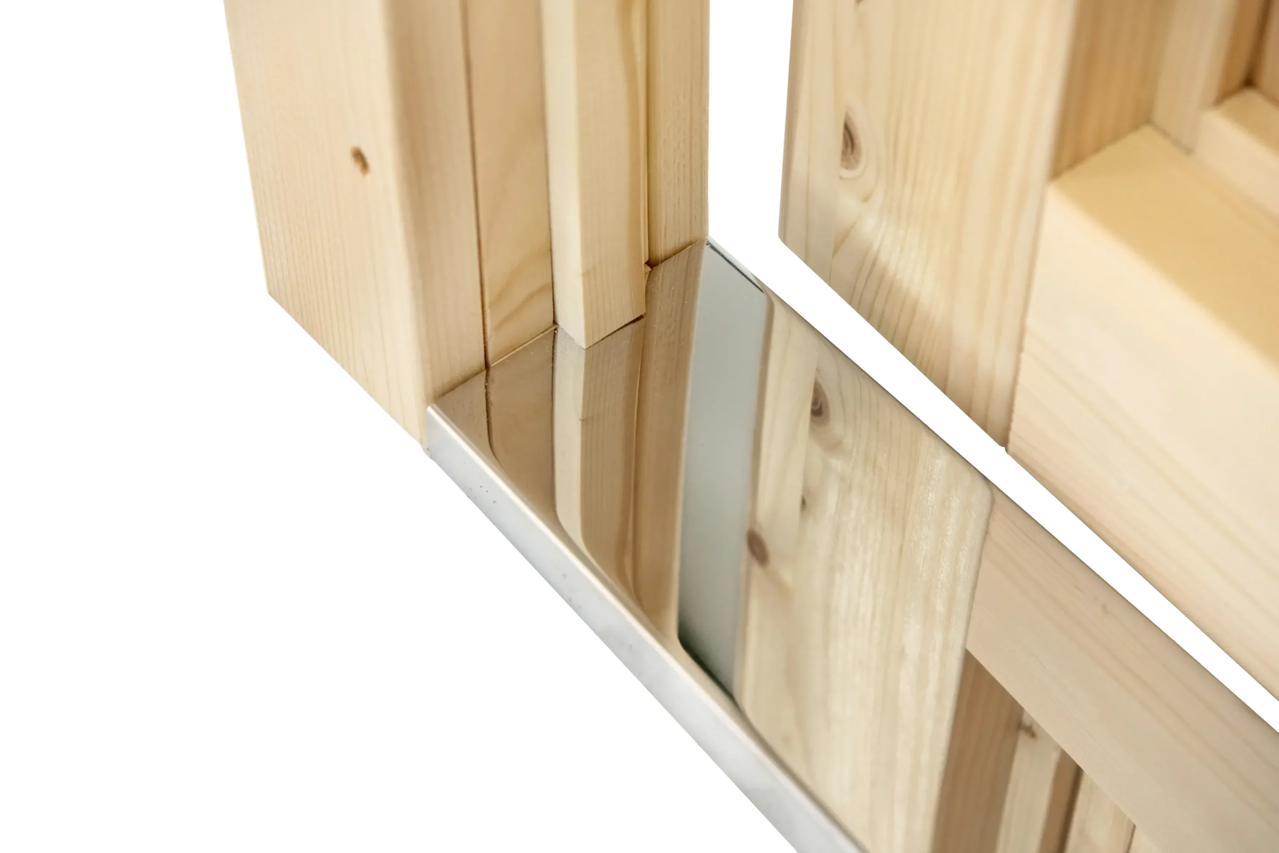 Deur enkel met raam D6 rechtsdraaiend, vuren, 90,5 x 196 cm - Afbeelding 2