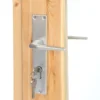 Deur enkel met raam XXL rechtsdraaiend, vuren, 106,5 x 215 cm - Afbeelding 4