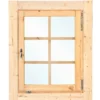 Draai- / kiepraam enkel L4 vuren, 3-6-3mm isolatieglas, 84 x 105,1 cm - Afbeelding 4