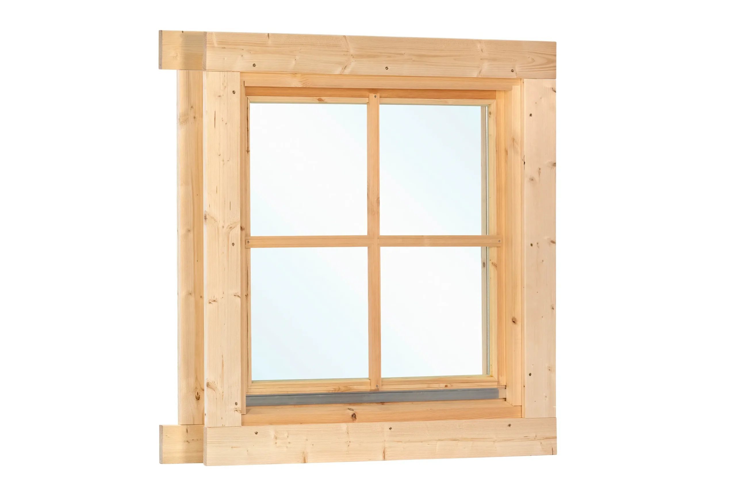 Draai- / kiepraam enkel L2 vuren, 3-6-3mm isolatieglas, 100,5 x 100,5 cm - Afbeelding 7