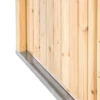 Deur enkel DL10 rechtsdraaiend, vuren, 90,5 x 196 cm - Afbeelding 2