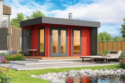 Saunahuis Inari | 372 x 208 cm | 40 mm | onbehandeld