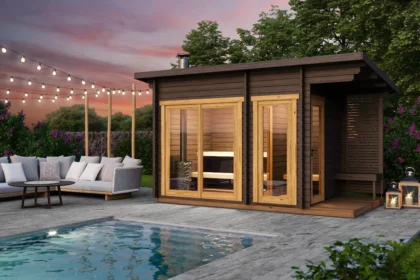 Saunahuis Tampere | 395 x 209 cm | 40 mm - M | onbehandeld