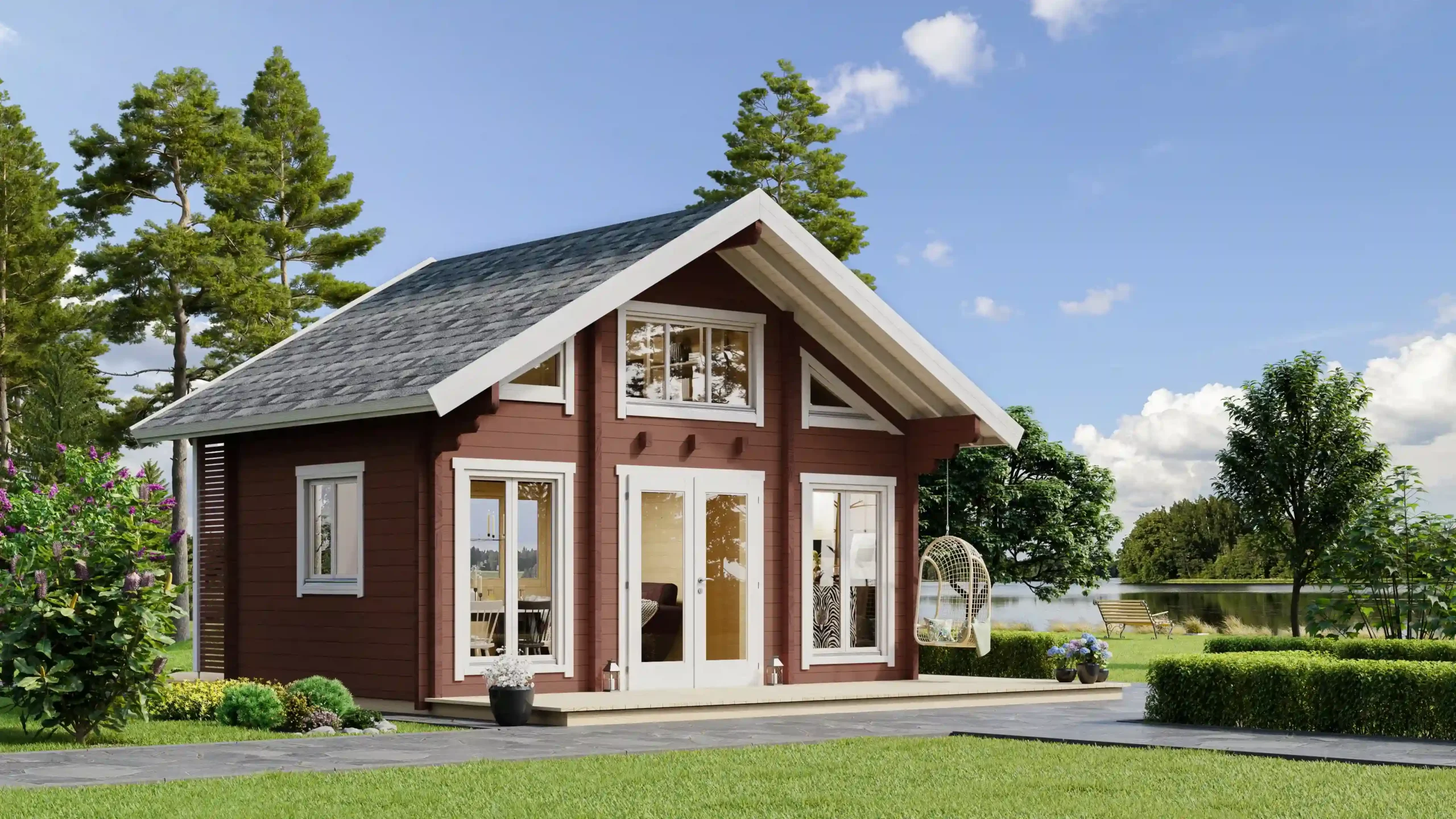 Saunahuis Vaasa | 570 x 350 cm | 70 mm | onbehandeld