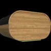 Camping Oval | 28/42 mm | Thermowood | 400 x 405 x 233 cm - Afbeelding 3